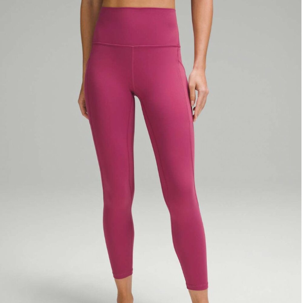 NWOT Lululemon Align High-Rise Pant with Pockets 25" Washed Mauve Size 8